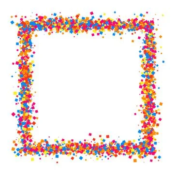 Colored frame. Stock Illustration