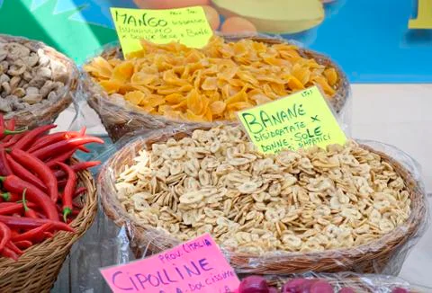 Colored fruit Stock Photos
