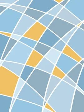 Colored geometric pattern of rhombuses and hexagons Stock Illustration