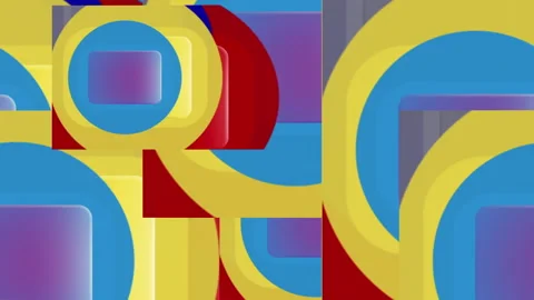 Colored Geometry Stock Footage 195819890