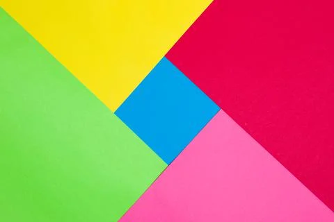 Colored Geometry Stock Illustration
