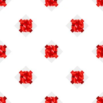 Colored Gift Box Seamsell pattern on Background Stock Illustration