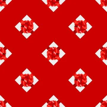 Colored Gift Box Seamsell pattern on Background 스톡 일러스트