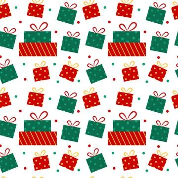Colored gift boxes on a white background. Birthday, new year Stock Illustration