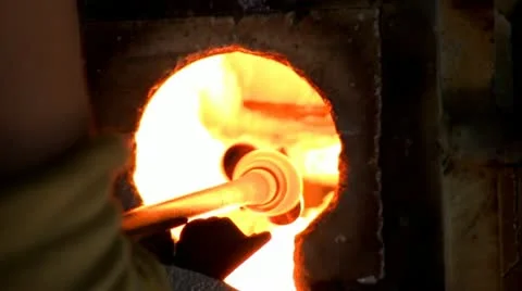 Colored glass chunks Stock Footage 12316404