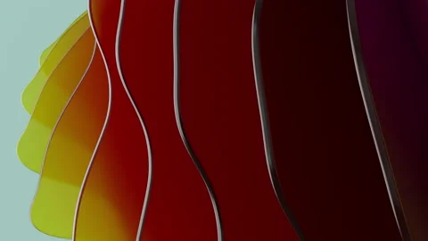 Colored glass slides 1 Video stock 170343960
