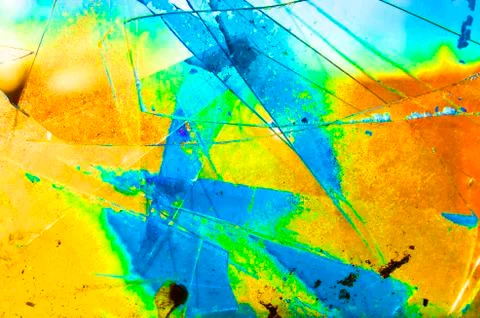 Colored glass texture Stock Photos