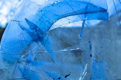 Colored glass texture Stock Photos