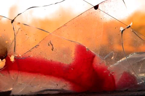 Colored glass texture Stock Photos