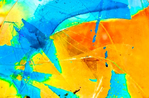 Colored glass texture Stock Photos