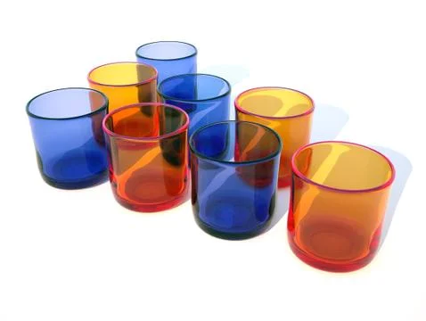 Colored glasses Stock Illustration