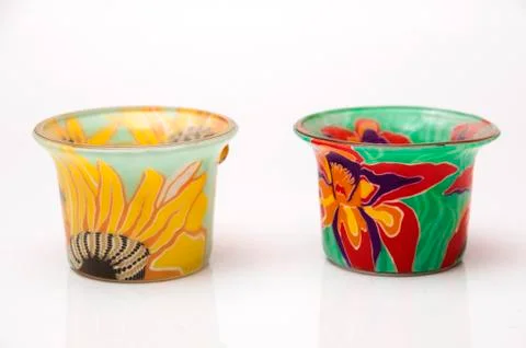 Colored glasses Stock Photos