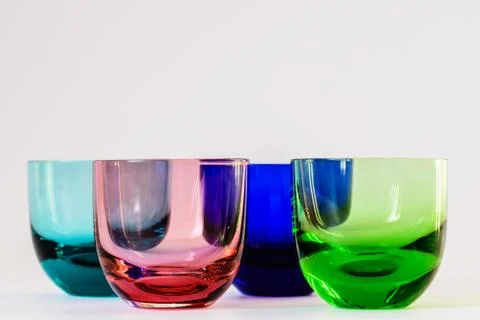 Colored glasses Stock Photos