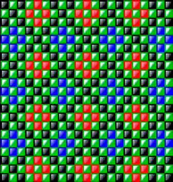 Colored glossy blocks Stock Illustration