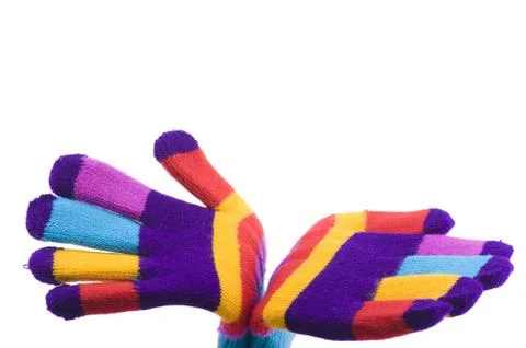 Colored glove Stock Photos