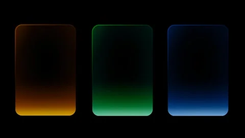 Colored Glow Blocks Stock Footage 336063365