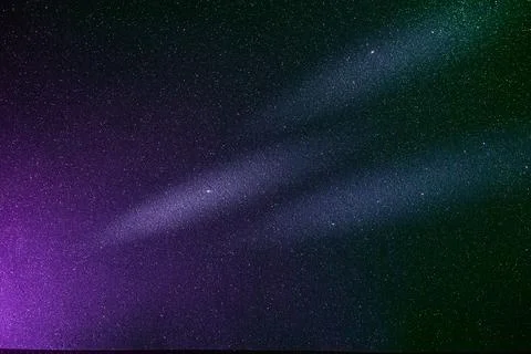 On a colored gradient background, bright rays of light Stock Photos