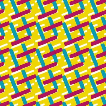 Colored graffiti seamless texture Stock Illustration