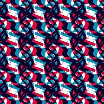 Colored graffiti seamless texture Stock-Illustration