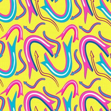 Colored graffiti seamless texture 스톡 일러스트