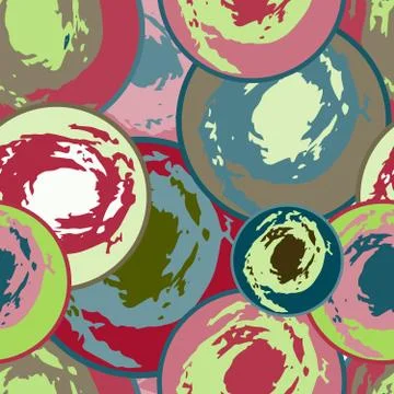 Colored graffiti seamless texture vector illustration Stock-Illustration