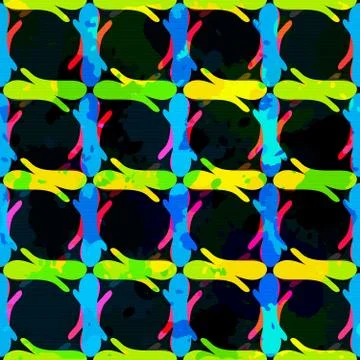 Colored graffiti seamless texture vector illustration Stockillustratie