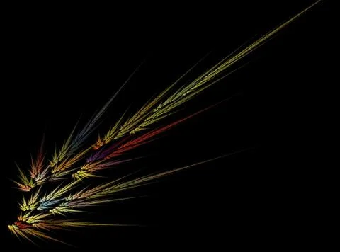 Colored Grain 스톡 일러스트