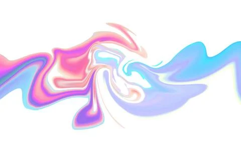 Colored graphic elements. Dynamic lines. Gradient banners with flowing liquid Illustrazione stock