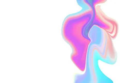 Colored graphic elements. Dynamic lines. Gradient banners with flowing liquid Illustrazione stock