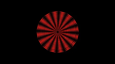 Colored graphic object on background with stroboscopic and hypnotic effect. Stock Footage 122034491