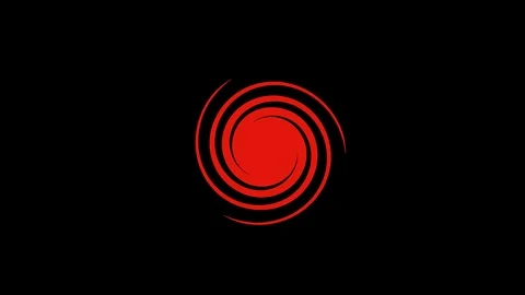 Colored graphic object on background with stroboscopic and hypnotic effect. Stock Footage 122034514