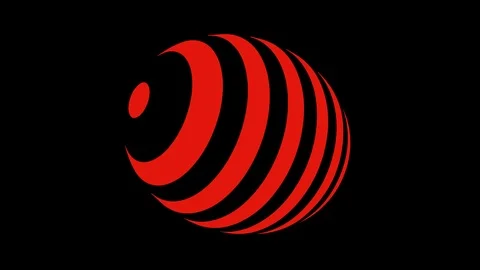 Colored graphic object on background with stroboscopic and hypnotic effect. Stock Footage 122371663