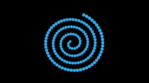 Colored graphic object on background with stroboscopic and hypnotic effect. Stock Footage 122562699