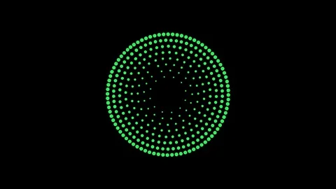 Colored graphic object on background with stroboscopic and hypnotic effect. Video stock 122812882