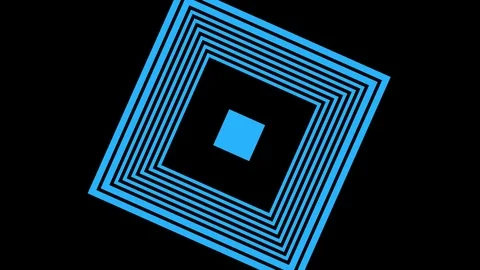 Colored graphic object on background with stroboscopic and hypnotic effect. Stock Footage 122813078