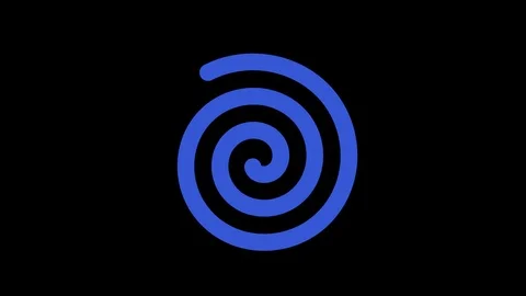 Colored graphic object on background with stroboscopic and hypnotic effect. Stock Footage 123065477