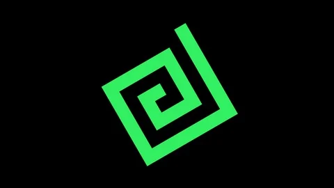 Colored graphic object on background with stroboscopic and hypnotic effect. Stock Footage 123065498