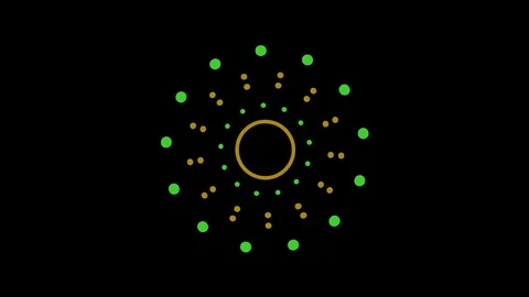 Colored graphic object on background with stroboscopic and hypnotic effect. Stock Footage 123065555