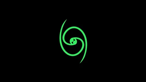 Colored graphic object on background with stroboscopic and hypnotic effect. Stock Footage 123337943