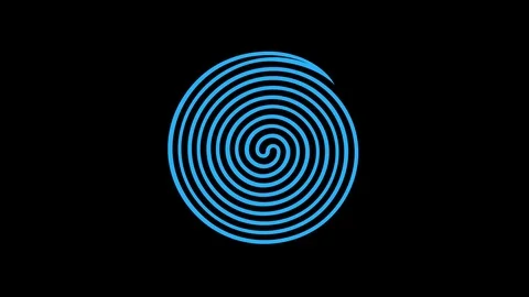 Colored graphic object on background with stroboscopic and hypnotic effect. Video stock 123631519