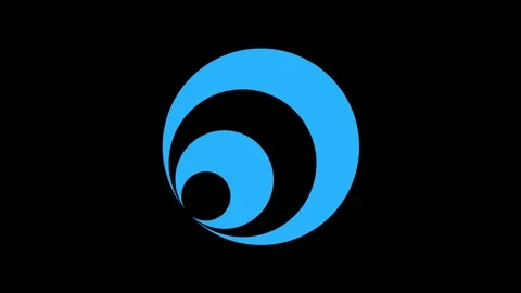 Colored graphic object on background with stroboscopic and hypnotic effect. Stock Footage 123828101