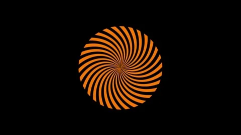 Colored graphic object on background with stroboscopic and hypnotic effect. Stock Footage 123828387