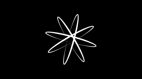 Colored graphic object on background with stroboscopic and hypnotic effect. Stock Footage 124264637