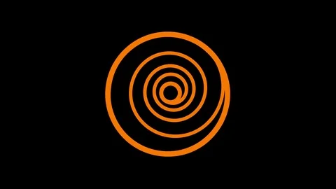 Colored graphic object on background with stroboscopic and hypnotic effect. Stock Footage 124264699