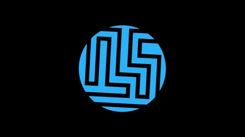 Colored graphic object on background with stroboscopic and hypnotic effect. Stock Footage 124681753