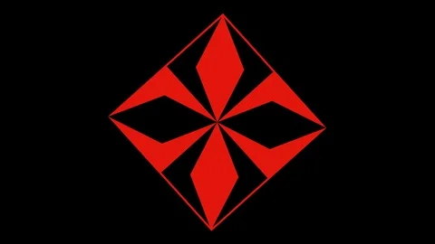 Colored graphic object on background with stroboscopic and hypnotic effect. Stock Footage 124681779