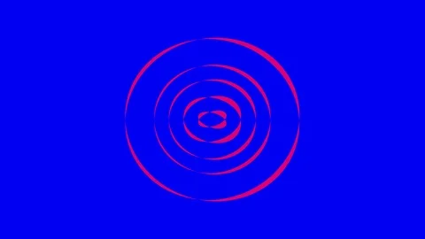 Colored graphic object on background with stroboscopic and hypnotic effect. Video stock 124695213