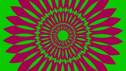 Colored graphic object on background with stroboscopic and hypnotic effect. Stock Footage 124833193