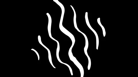 Colored graphic object on background with stroboscopic and hypnotic effect. Stock Footage 124834592