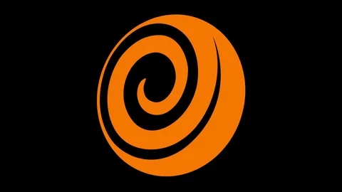 Colored graphic object on background with stroboscopic and hypnotic effect. Stock Footage 124834806